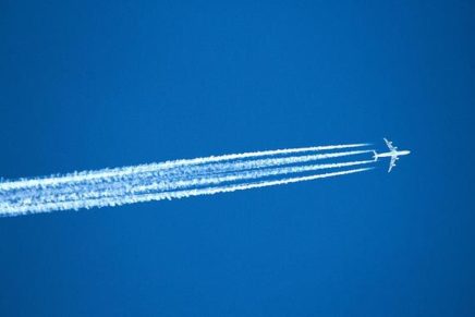 Government conspiracy…or just jet contrails?