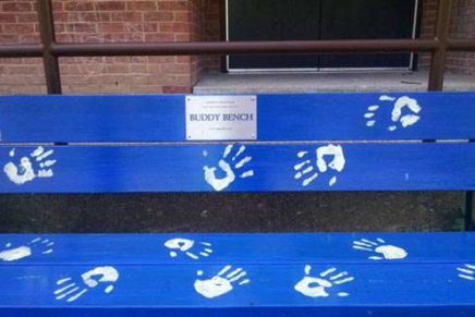 Riccardi’s ‘buddy bench’ teaches about kindness and including everyone