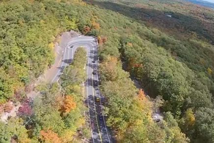 Motorist tries to drift on New Paltz hairpin turn, loses focus