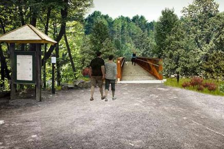 New Trapps Bridge opens at Mohonk Preserve