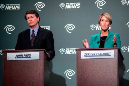 Faso, Teachout tout themselves, attack each other at Woodstock debate