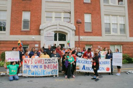 Saugerties hosts marchers for higher state school funding
