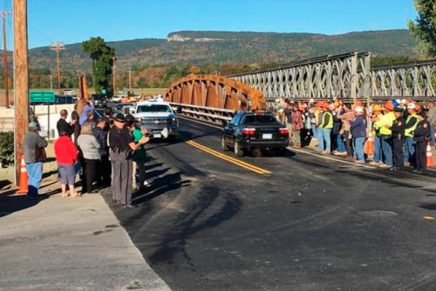 Bridge across the Wallkill reopens in New Paltz, offering spectacular views