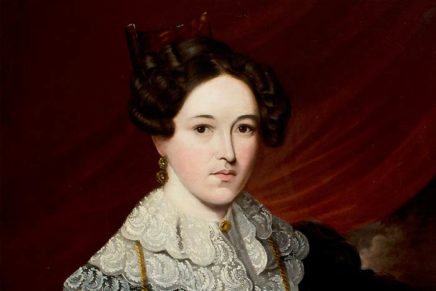 Deborah Bloomer DuBois portrait restored and on view at Historic Huguenot Street