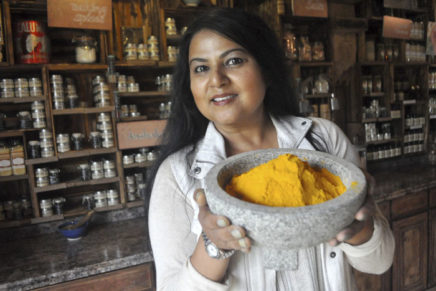 Nirmala Narine runs a spice shop & cooking classes at her Highland farm