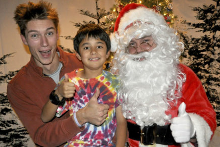 Patrons at P&G’s in New Paltz share their holiday wishes with Santa