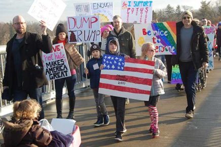 Snapshots from the Hudson Valley women’s marches