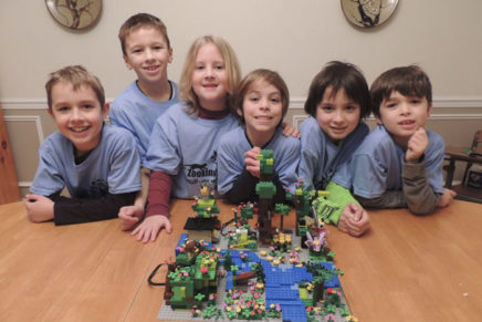 First Lego League Junior team of six from New Paltz showcase their robotics project