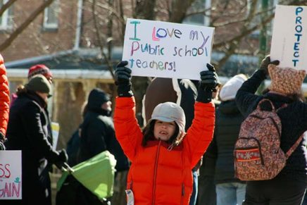 A cold March for a march