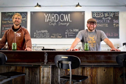 A visit to the Tasting room at Yard Owl Brewery in Gardiner