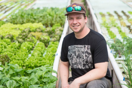 Aquaponic water based farming in Olive