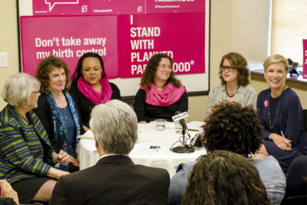 Local women tell Cecile Richards how Planned Parenthood has helped them