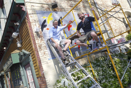 New mural at Schatzi’s in New Paltz kicks off charity fundraising campaign