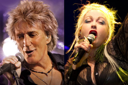 Rod Stewart & Cyndi Lauper perform together at Bethel Woods