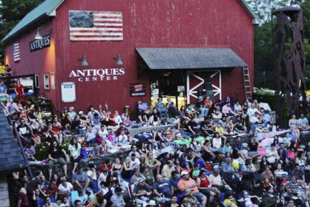 Summer evenings at Water Street Market in New Paltz offer free movies and live music