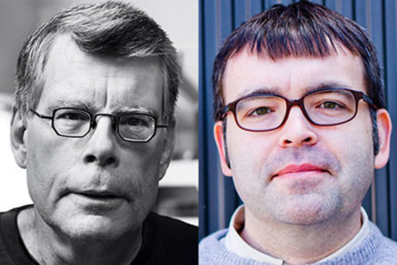 Stephen and Owen King on stage at Bard