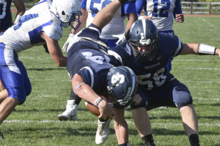 Depleted Saugerties football team outslugs Monticello