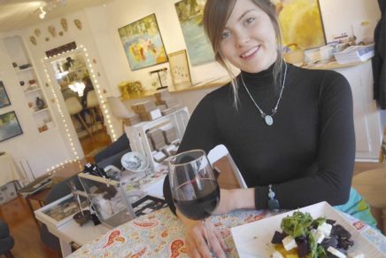 Highland wine bar combines art and drink