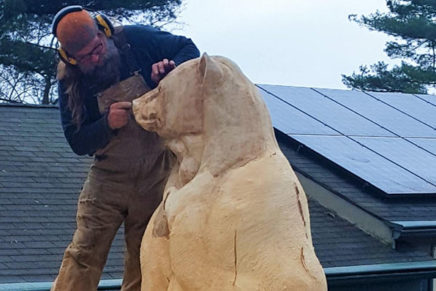 Olive resident preserves right to sue over nextdoor chainsaw carving business