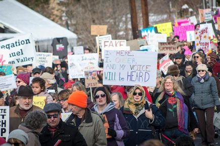 Photos from the Woodstock Women’s March