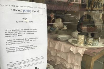 Saugerties marks national poetry month