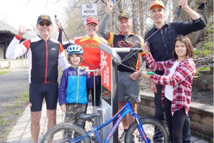 New Paltz has new bicycle repair stand on the Wallkill Valley Rail Trail