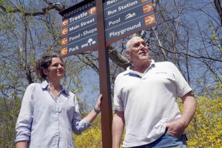 “Finding Rosendale” project signage installed