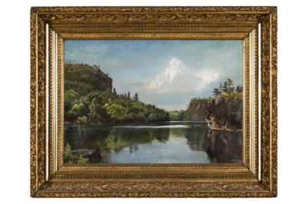 Cataloguing the paintings at Mohonk