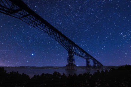 See the stars from the Walkway over the Hudson