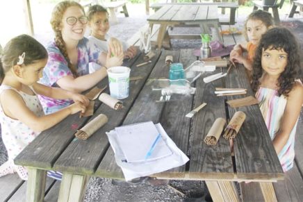 Summer camp blends art and science, on a farm