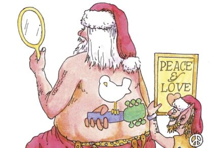Santa’s Woodstock Christmas Eve appearance is a mystery…as usual