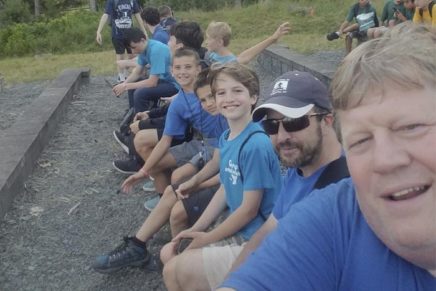 Bob Cote, veteran local leader of the Boy Scouts, believes in instilling self-confidence