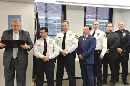 Saugerties police earn distinction from state, take trip up to Albany for honor
