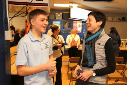 Local businesses and high schoolers strut their stuff