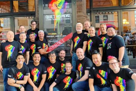 New York City Gay Men’s Chorus performs “Quiet No More: A Choral Celebration of Stonewall”