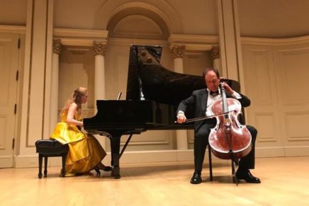 Pianist Katya Grineva performs in Woodstock