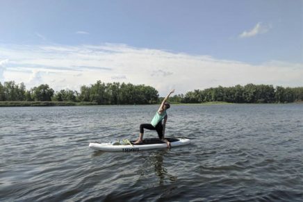 Hudson River Maritime Museum launches yoga/paddleboard tours